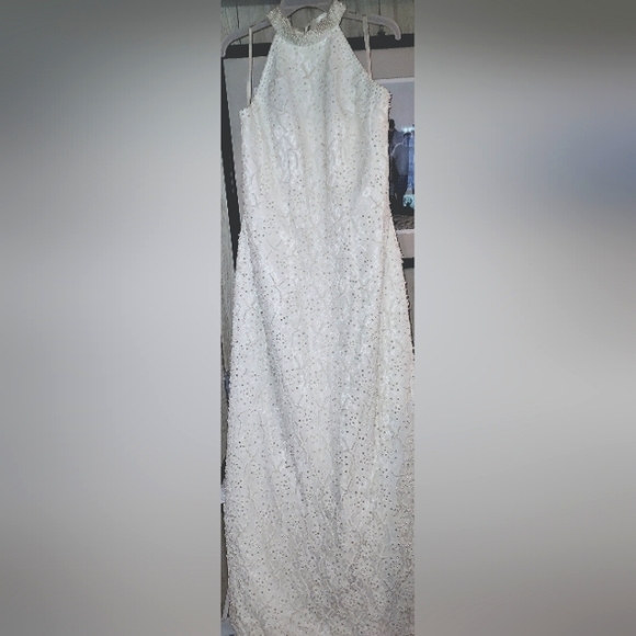 Davids Bridal size 22W Gown Ivory - Picture 1 of 3
